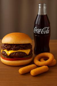 CHEESE AND CHEESE BURGER MENU | 360,00